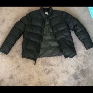 Old Navy black puffer jacket